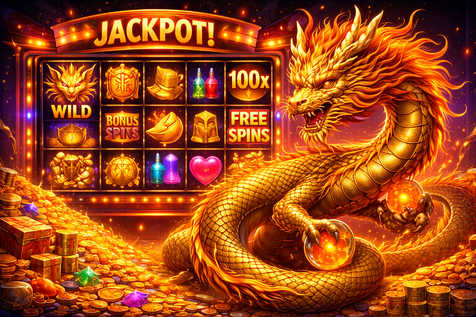 Golden Dragon Slot: Petualangan & Hadiah Besar