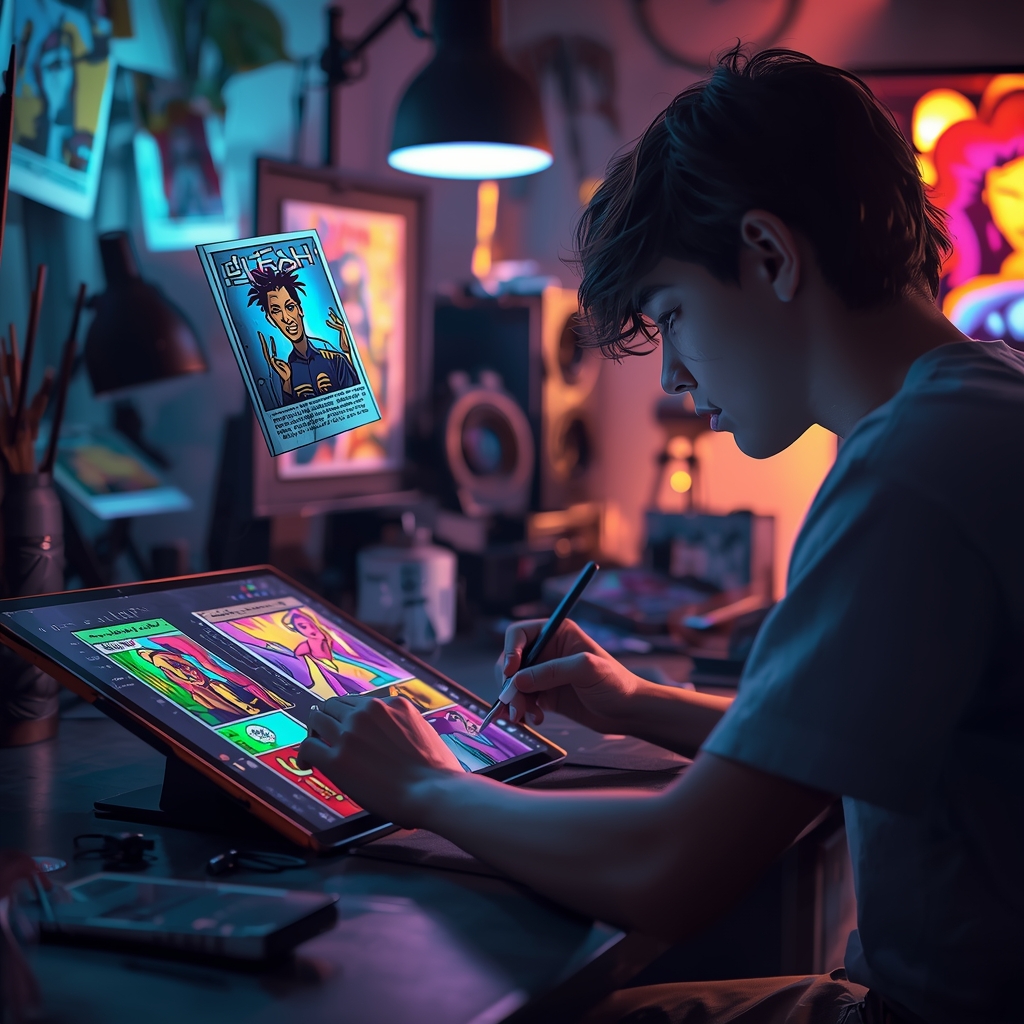 Digital Art Komik: Tips Gampang Bikin Visual yang Memukau
