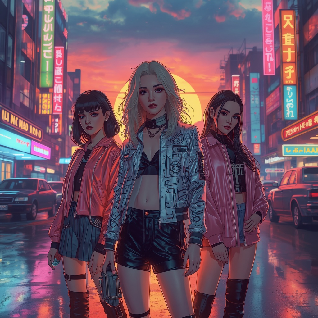 Tren Ilustrasi Retro Futuristik yang Bikin Feed Makin Unik