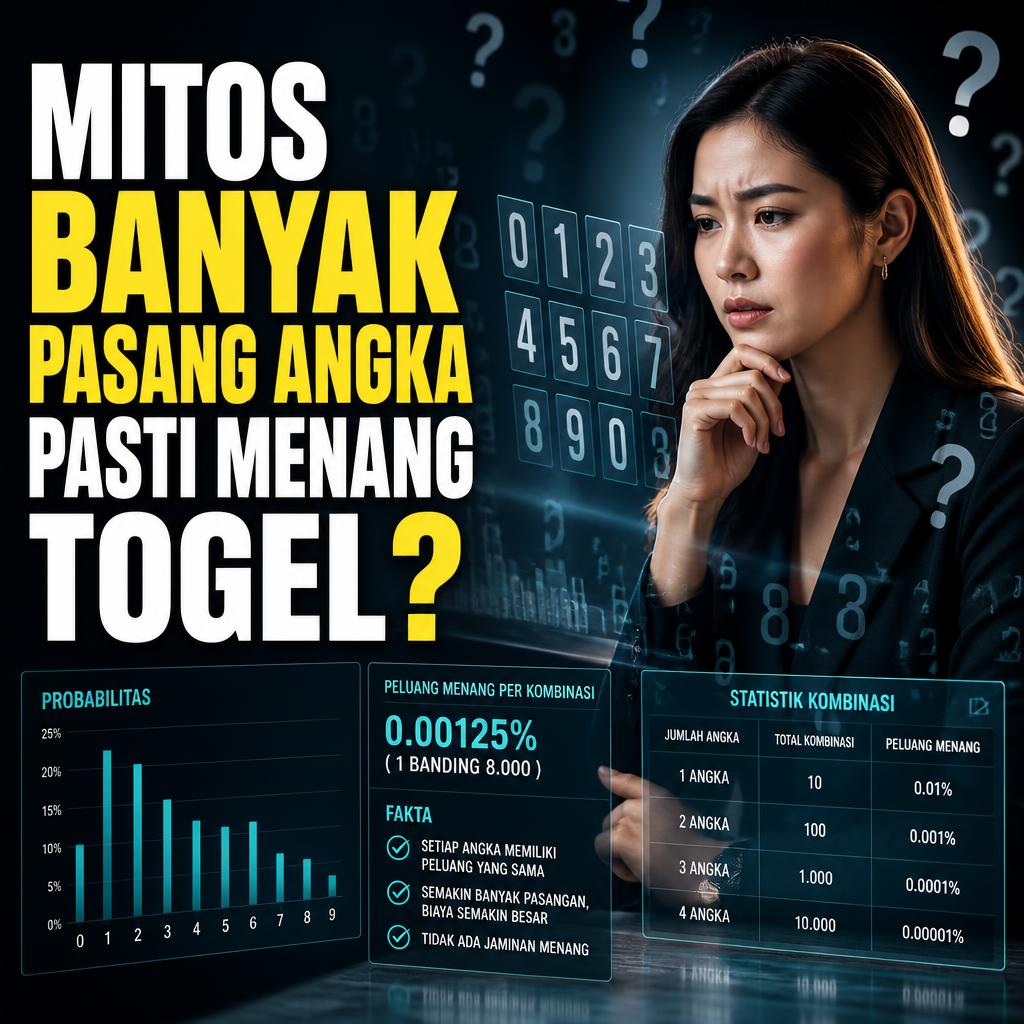 Mitos Banyak Pasang Angka Pasti Menang Togel, Benarkah Demikian?
