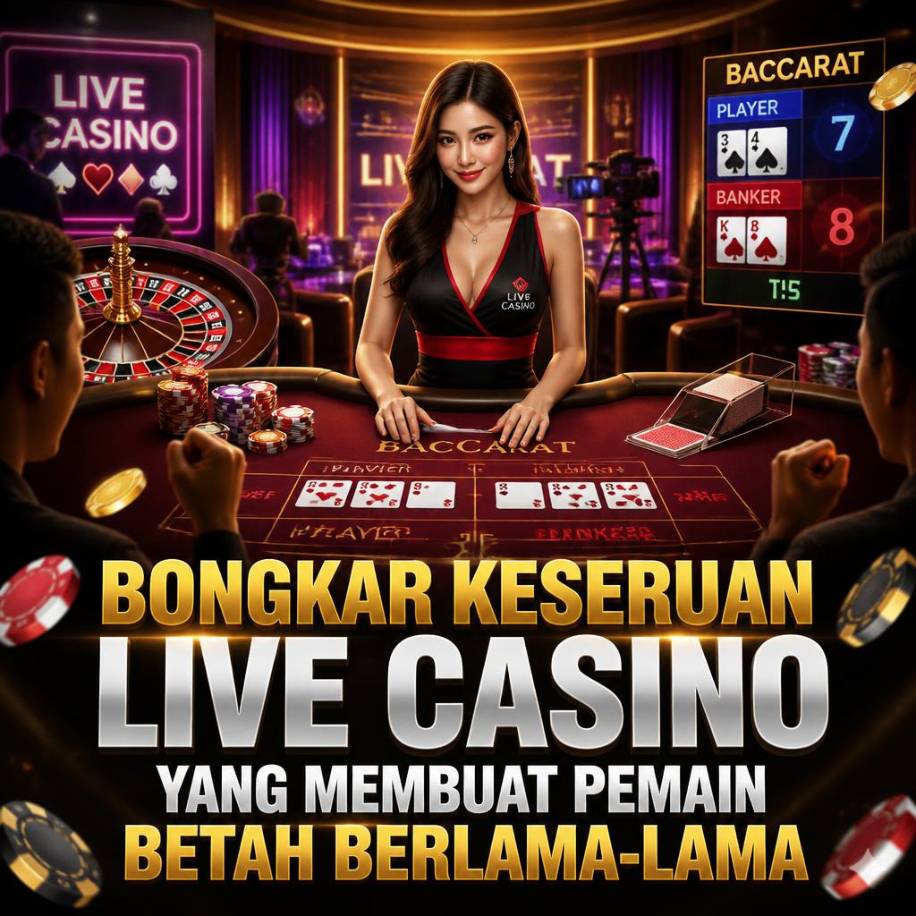 Bongkar Keseruan Live Casino yang Membuat Pemain Betah Berlama-Lama