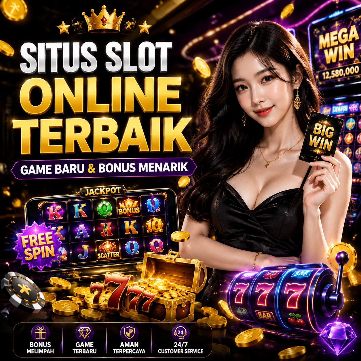 Situs Slot Online Terbaik dengan Game Baru dan Bonus Menarik